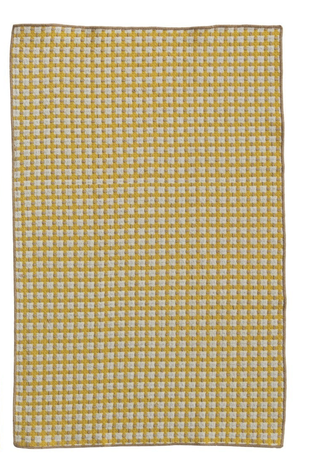 Woven Cotton Kitchen Towel w Plaid
