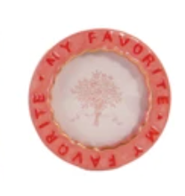 Hand-Painted Embossed Stoneware Mini Photo Frame Magnet, 6 Styles