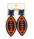 FOOTBALL GAMEDAY EARRINGS - BY MUD PIE - A. Dodson's