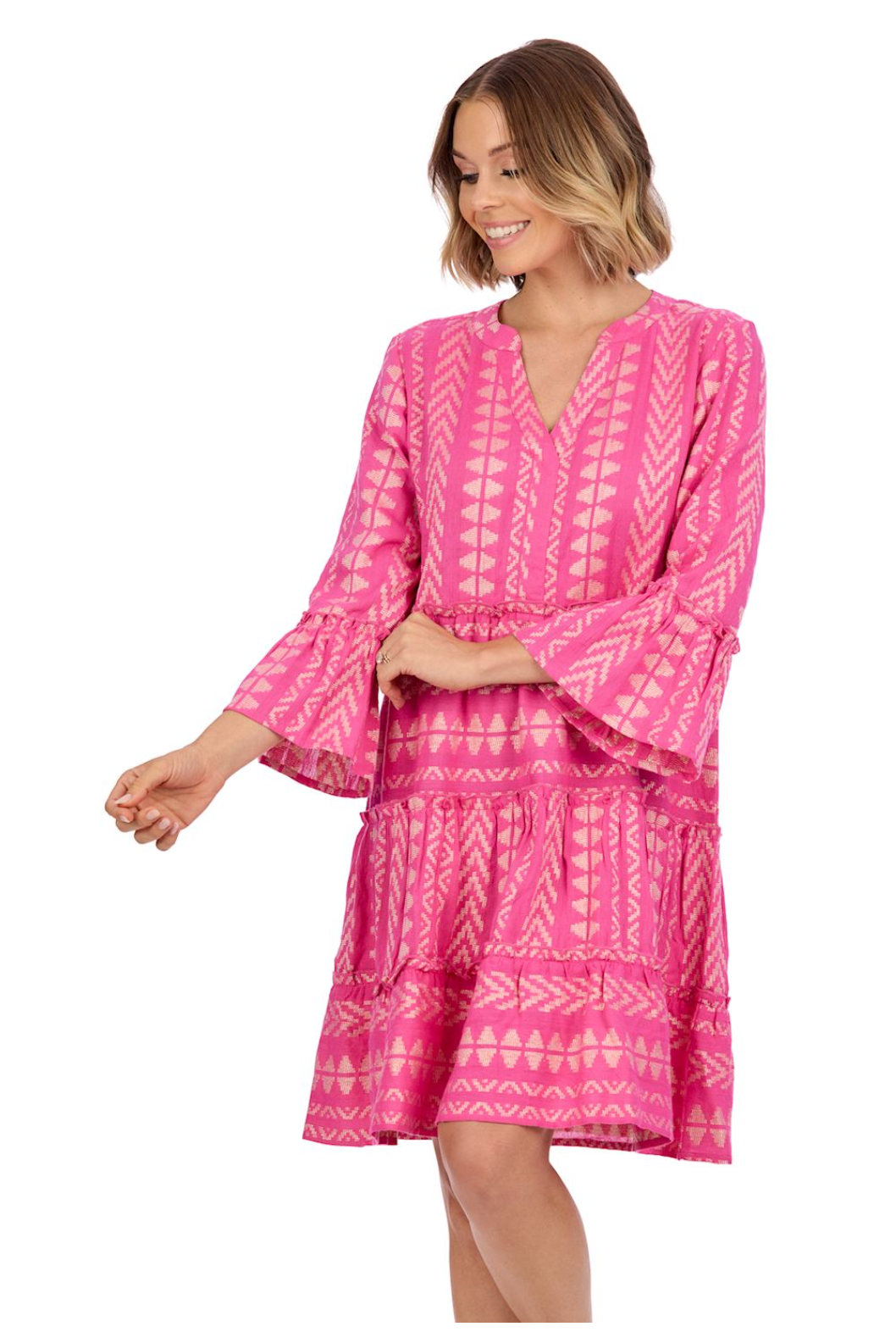 Selden Jacquard Dress By Mud PIe