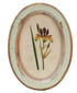 Wood Framed Glass Wall Décor with Flower, 9 Styles