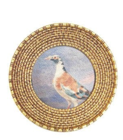 Resin Mini Framed Art Magnet, Gold Finish, 12 Styles