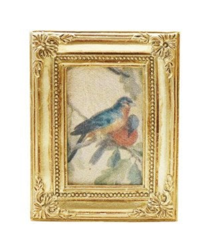 Resin Mini Framed Art Magnet, Gold Finish, 12 Styles