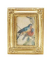 Resin Mini Framed Art Magnet, Gold Finish, 12 Styles