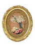 Resin Mini Framed Art Magnet, Gold Finish, 12 Styles