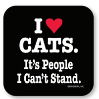 I Heart Cats Coaster