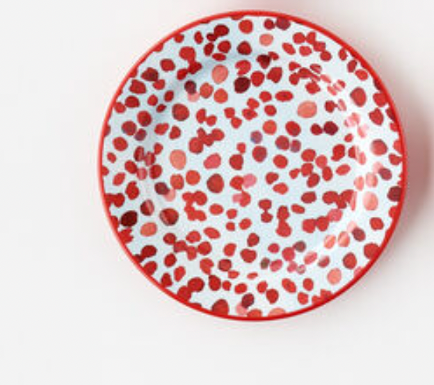 Holly and Berries "Enamel" Plate - Melamine