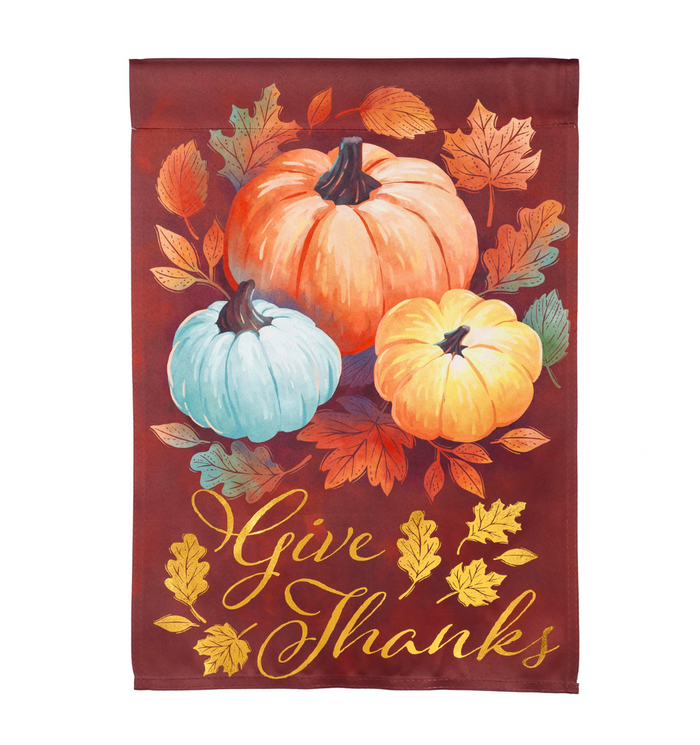 Crafted Harvest Garden Suede Flag