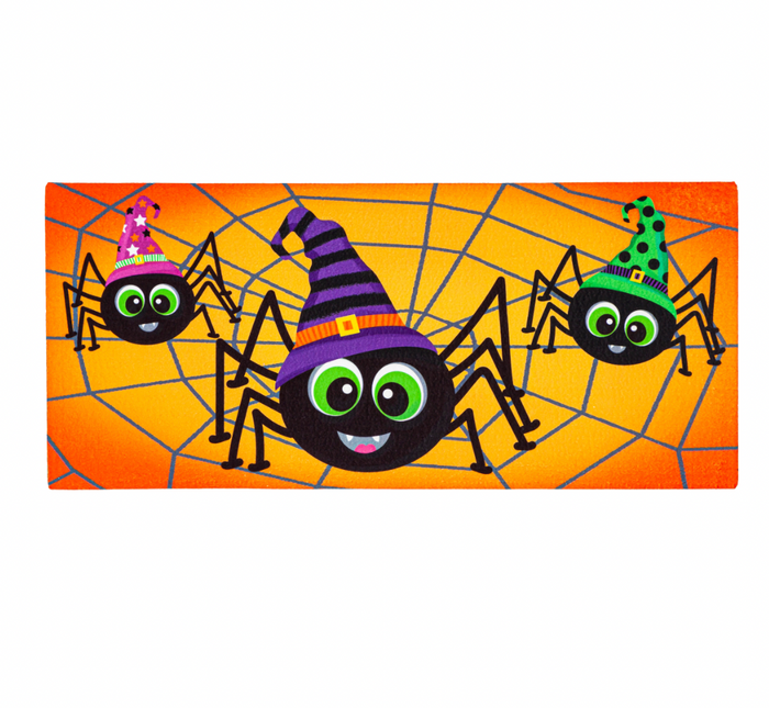 Happy Halloween Spiders Sassafras Switch Mat