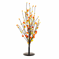 Halloween Candy Corn Artificial Stem Table Décor with Base
