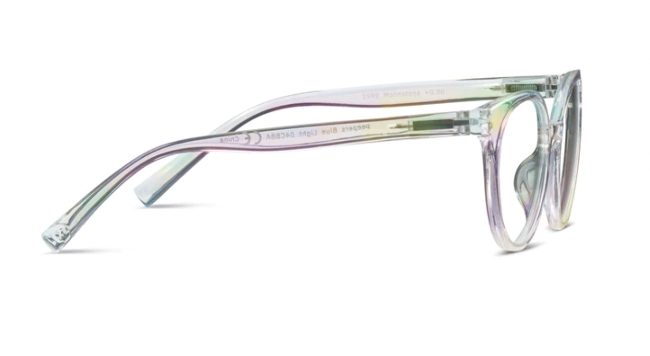 PEEPERS MOONSTONE BLUE LIGHT READERS - CLEAR IRIDESCENT - A. Dodson's