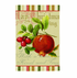Pear and Pomegranates Lustre Reversible Garden Flag - A. Dodson's