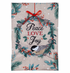 Chickadee Wreath Burlap Garden Flag - A. Dodson's