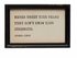Wood Framed Wall Decor with Saying - A. Dodson's
