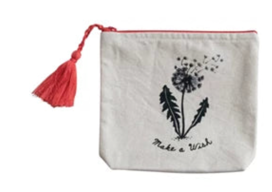 Cotton Printed Zip Pouch - A. Dodson's