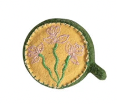 Plastic & Embroidered Wool Felt Tape Measure - A. Dodson's