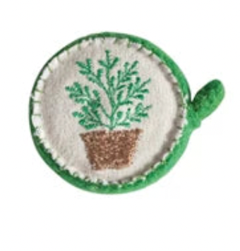 Plastic & Embroidered Wool Felt Tape Measure - A. Dodson's