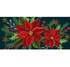 Happy Holidays Poinsettia Sassafras Switch Mat - A. Dodson's