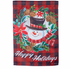 Happy Holiday Snowman Suede Garden Flag - A. Dodson's