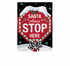 Santa Please Stop Here Applique Garden Flag - A. Dodson's