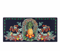 Christmas Pineapple Wreath Sassafras Switch Mat