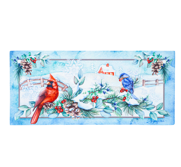 Snow Country Birds Sassafras Switch Mat