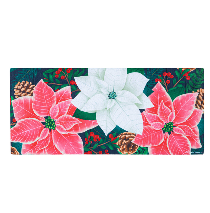 Winter Poinsettia Sassafras Switch Mat