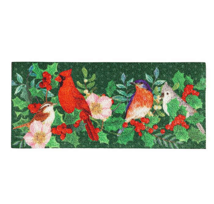 Winter Bird Friends Textured Sassafras Switch Mat