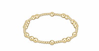hope unwritten 5mm bead bracelet - gold by enewton