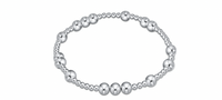 hope unwritten 5mm bead bracelet - silver by enewton