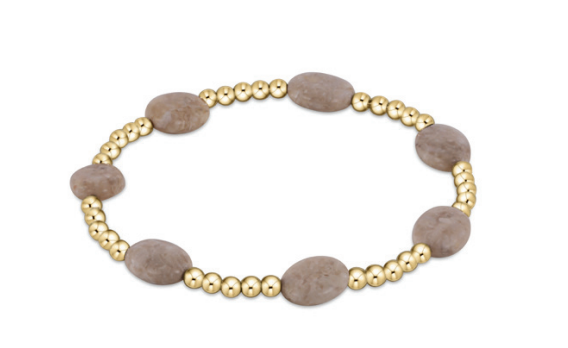 enewton extends admire gold 3mm bead bracelet - riverstone by enewton
