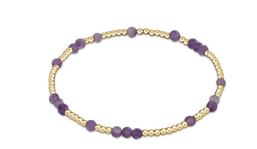 hope unwritten gemstone bracelet - amethyst by enewton