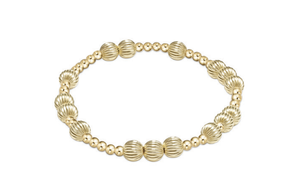 enewton extends hope unwritten dignity 6mm bead bracelet - gold by enewton
