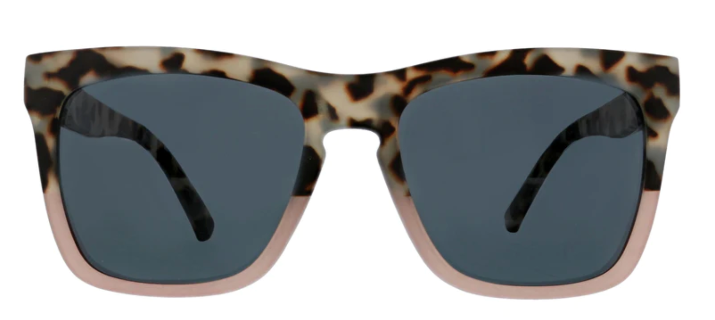PEEPERS POLARIZED CAPE MAY SUNGLASSES - GRAY TORTOISE/PINK - A. Dodson's