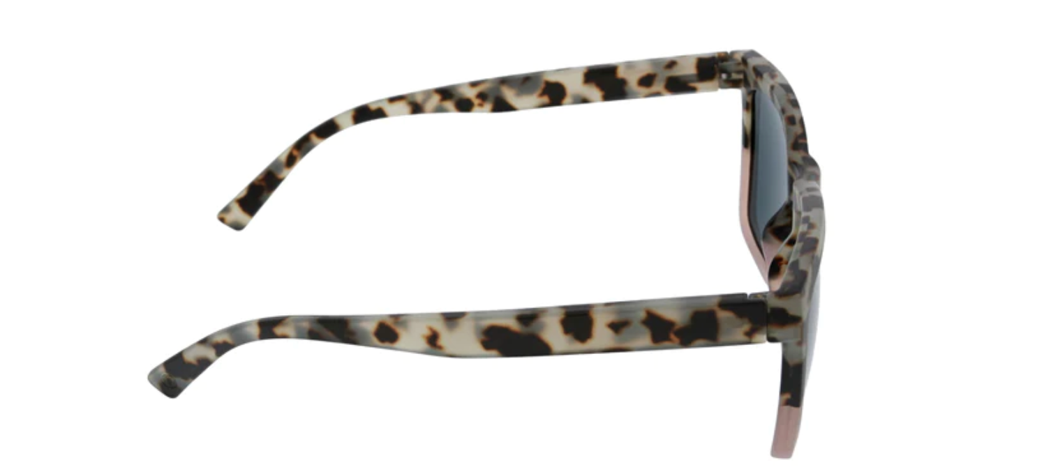 PEEPERS POLARIZED CAPE MAY SUNGLASSES - GRAY TORTOISE/PINK - A. Dodson's