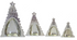 Nesting Christmas Tree Spoon Sitters - 4pc Set - A. Dodson's