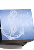 4" Wood Square Coastal Tabletop Sign