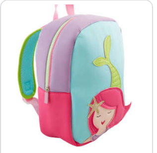 Mermaid Neoprene Backpack BY MUD PIE