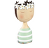 Metal Female Face Planter with Flower Headband - 2 Styles - A. Dodson's