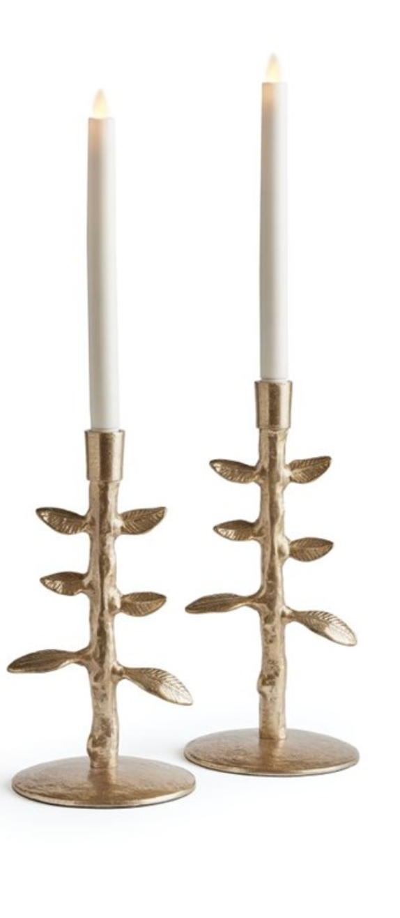 BRIER TAPER HOLDERS, SET OF 2 BY NAPA HOME & GARDEN