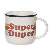 Super Duper Ceramic Retro Mug