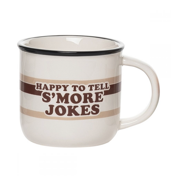 S’more Jokes Ceramic Retro Mug