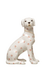 Hand-Painted Ceramic Dog, Crackle Finish, 2 Styles - A. Dodson's