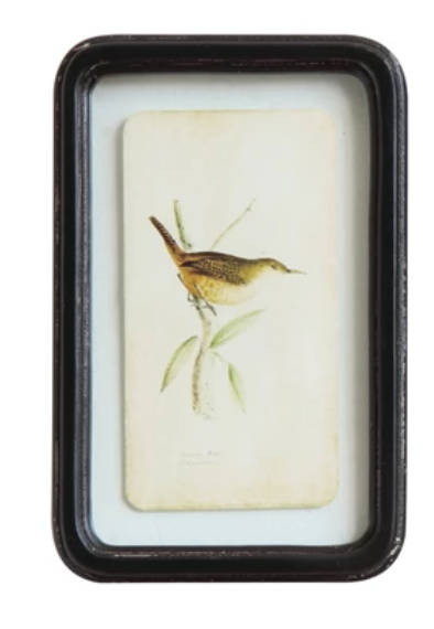 Distressed Wood Framed Wall Decor, 6 Styles - A. Dodson's