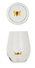 Stemless Wine Glass w/ Figure Inside, 10 Styles - A. Dodson's