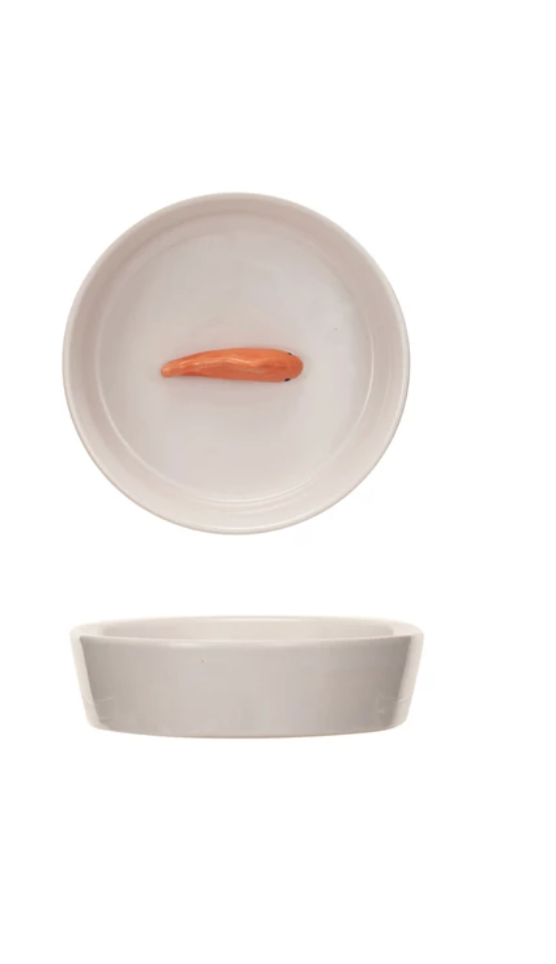 10 oz./1-1/4 Cup Stoneware Pet Bowl w/ Fish, 2 Styles - A. Dodson's