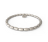 Rice Bead Beaded Stretch Bracelet - Antique Silver Finish by &Livy - A. Dodson's