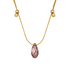 HyeVibe Crystal Necklace - Iris on Gold by &Livy - A. Dodson's