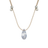 HyeVibe Crystal Necklace - Blue Shade on Silver by &Livy - A. Dodson's