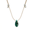 HyeVibe Crystal Necklace - Emerald on Silver by &Livy - A. Dodson's